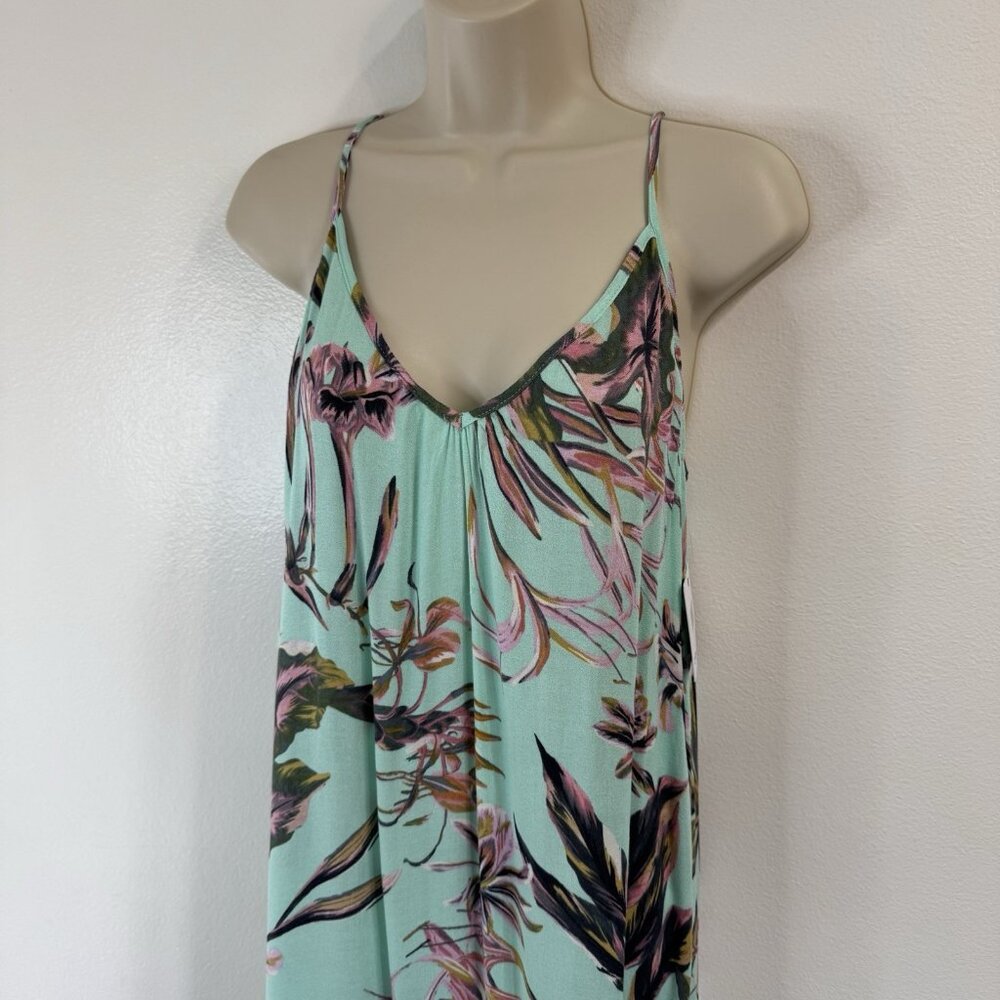 O'Neill Tropical Maxi Dress - Aqua and Lavender - Picture 4 of 12